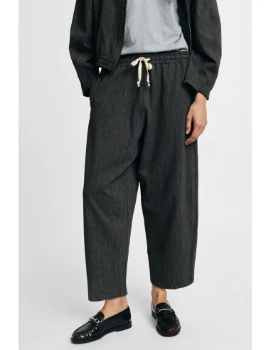 Pantaloni Palazzo Con Vita Elasticizzata E Coulisse Please
