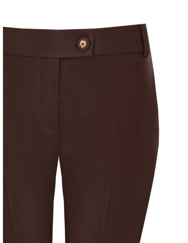 Straight-leg trousers in technical fabric with a Rinascimento logo ...