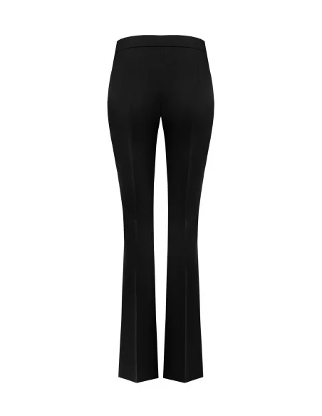 Pantaloni A Sigaretta In Tessuto Tecnico Con Zip Laterale Rinascimento