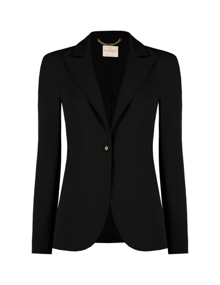 Giacca Blazer Sfiancata In Tessuto Tecnico Rinascimento