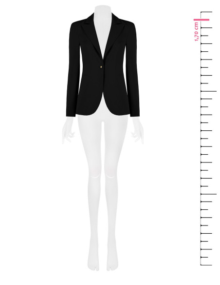 Rinascimento Fitted Blazer Jacket in Technical Fabric - Vestiti Fir...