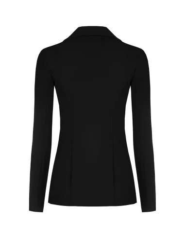 Giacca Blazer Sfiancata In Scuba Crepe Con Bottoni Coordinati Rinascimento