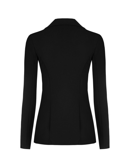 Giacca Blazer Sfiancata In Scuba Crepe Con Bottoni Coordinati Rinascimento