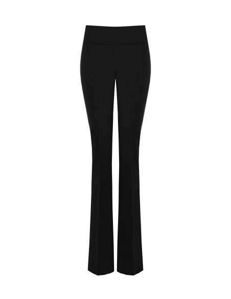 Pantalon évasé en tissu technique avec ceinture à la taille « Rinas...