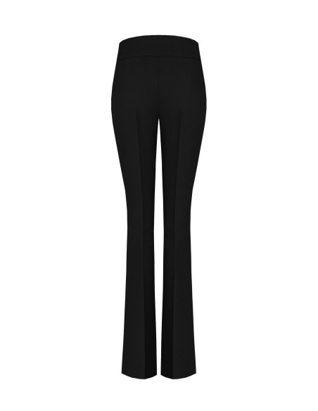 Flared Trousers in Technical Fabric with a ‘Rinascimento’ Waistband...