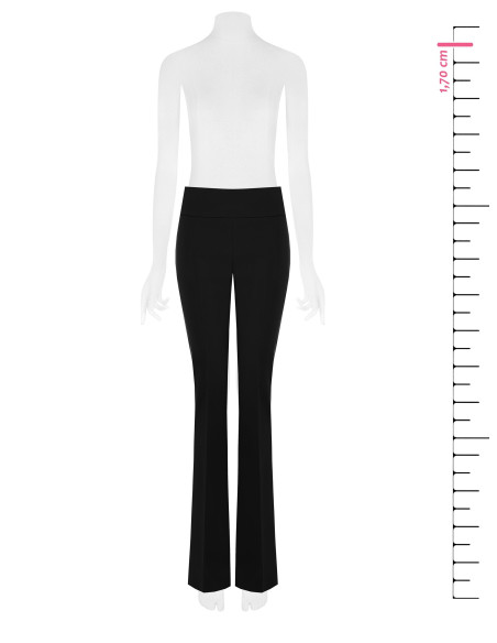 Flared Trousers in Technical Fabric with a ‘Rinascimento’ Waistband...