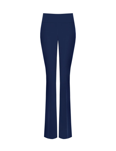 Flared Trousers in Technical Fabric with a ‘Rinascimento’ Waistband...