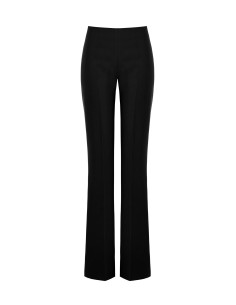 Pantaloni A Zampa In Tessuto Tecnico Con Zip Laterale Rinascimento 2