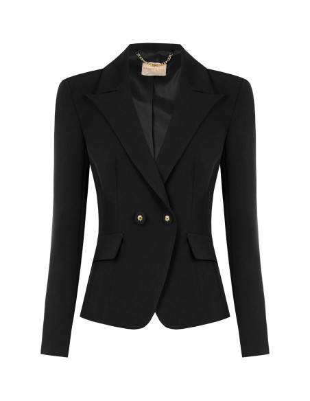 Veste blazer courte cintrée en tissu technique « Rinascimento » - V...