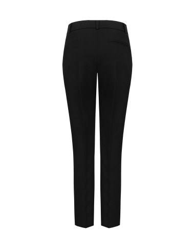 Pantaloni A Sigaretta In Tessuto Tecnico Con Bottone Logo Rinascimento