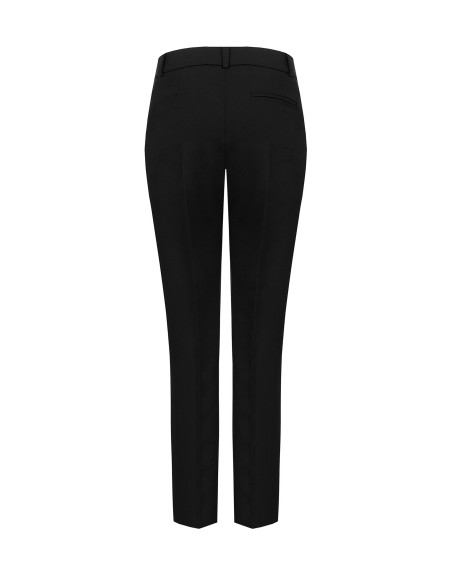Pantaloni A Sigaretta In Tessuto Tecnico Con Bottone Logo Rinascimento