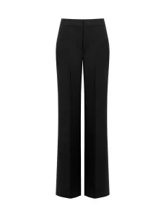 Pantalon palazzo en tissu technique avec bouton et fermeture éclair dissimulée « Rinascimento » 2
