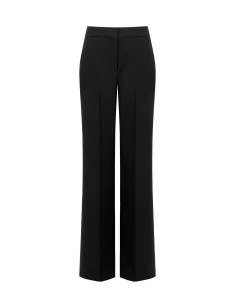 Rinascimento Technical Fabric Palazzo Trousers with Button and Concealed Zip 2