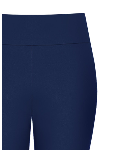 Pantalon évasé en crêpe scuba avec ceinture à la taille « Rinascime...