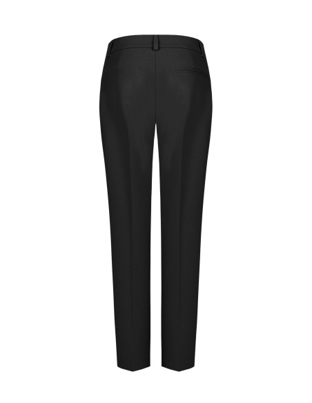 Pantaloni A Sigaretta In Scuba Crepe Con Bottone Coordinato Rinascimento