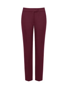 Scuba Crepe Cigarette Trousers with Matching Button by Rinascimento 2