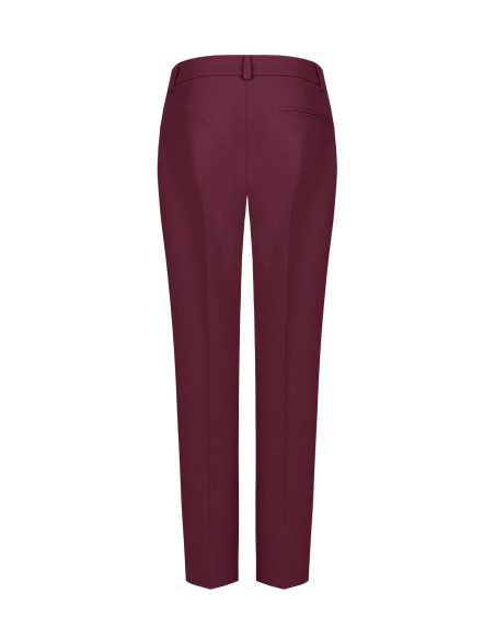 Scuba Crepe Cigarette Trousers with Matching Button by Rinascimento...