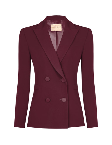 Ciacca Balzer Sfiancata In Tessuto Cadi Con Bottoni Tono Su Tono In Metallo Rinascimento