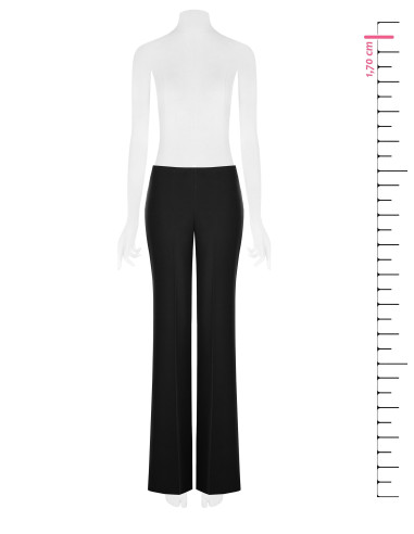 Pantalon large et évasé en tissu cadi, sans poches, Rinascimento - ...