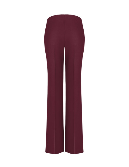 Pantalon large et évasé en tissu cadi, sans poches, Rinascimento - ...