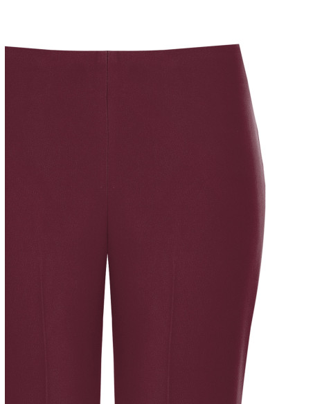 Wide, flared trousers in cadi fabric without pockets by Rinasciment...