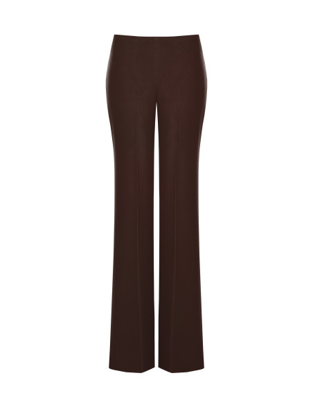 Pantalon large et évasé en tissu cadi, sans poches, Rinascimento - ...