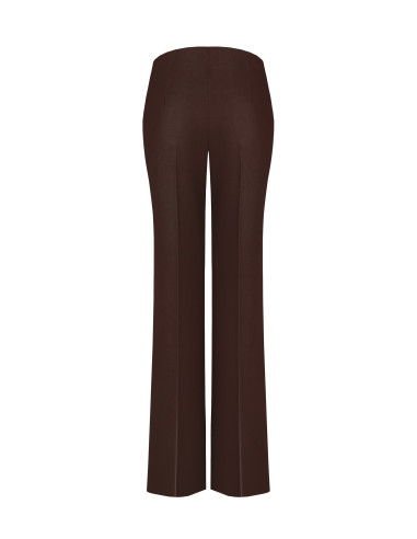 Wide, flared trousers in cadi fabric without pockets by Rinasciment...
