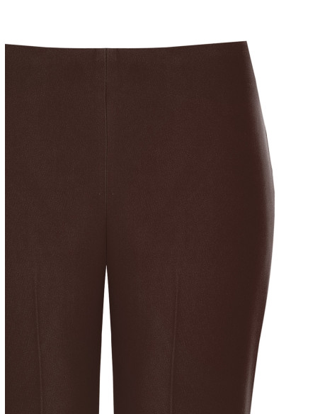 Pantalon large et évasé en tissu cadi, sans poches, Rinascimento - ...