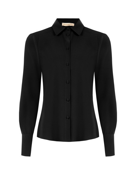 Chemise cintrée en satin mat « Rinascimento » - Vestiti Firmati Lif...