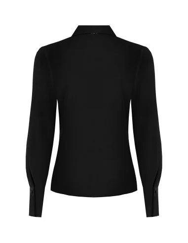 Fitted Matte Satin Blouse Rinascimento
