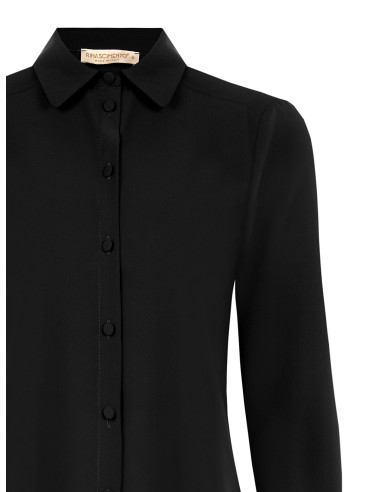 Chemise cintrée en satin mat « Rinascimento » - Vestiti Firmati Lif...