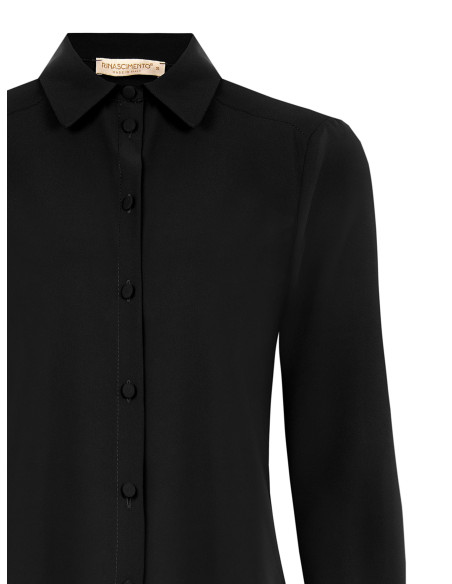 Rinascimento Matt Satin Fitted Shirt - Vestiti Firmati Life Smiles