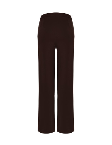 Rinascimento Scuba Crepe Palazzo Trousers with Elasticated Waist - ...