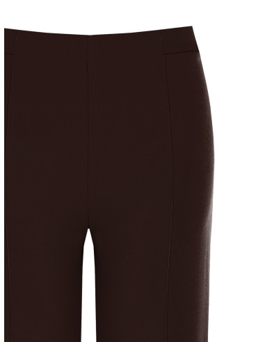 Pantalon palazzo en crêpe scuba à taille élastiquée « Rinascimento ...