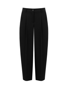 Pantalon ballon en tissu Cadi avec pinces Rinascimento 2
