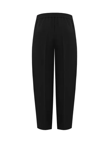 Balloon Trousers in Cadi Fabric with Pleats Rinascimento
