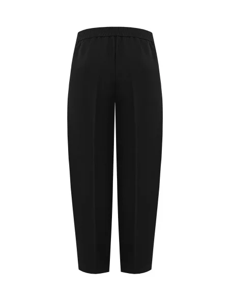 Balloon Trousers in Cadi Fabric with Pleats Rinascimento