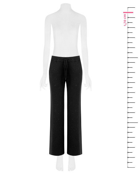 Pantalon ample en maille à paillettes « Rinascimento » - Vestiti Fi...