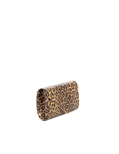 Pochette Rigida Glitter Con Dettaglio In Metallo E Tracolla Catena Rinascimento