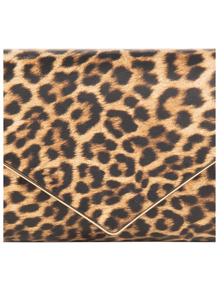 Pochette Rigida Glitter Con Dettaglio In Metallo E Tracolla Catena Rinascimento