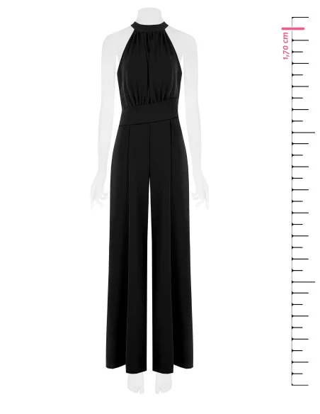 Combinaison-pantalon Palazzo intégrale en tissu Cadi Rinascimento