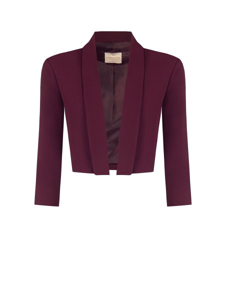 Veste blazer courte ouverte en tissu technique « Rinascimento » - V...