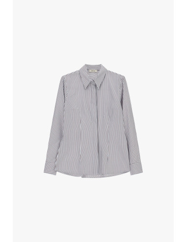 Chemise à rayures avec col classique Dixie