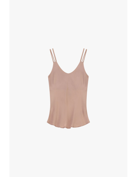 Dixie Lightweight Top with Double Straps and V-neck - Vestiti Firma...