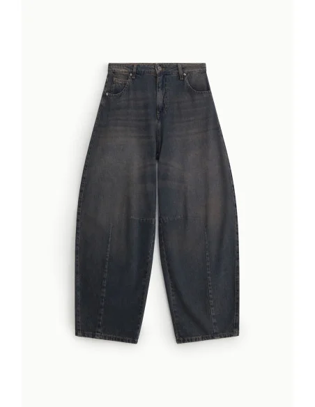 Balloon-Fit Jeans with Front Seams Dixie