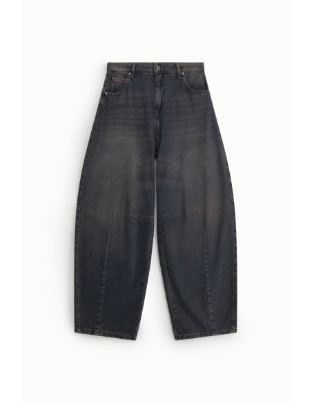 Jeans Balloon Fit Con Cuciture Frontali Dixie
