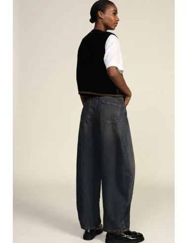 Balloon-Fit Jeans with Front Seams Dixie