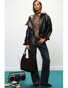 Wide-Leg Jeans with a Distressed Effect, Regular Waist Dixie