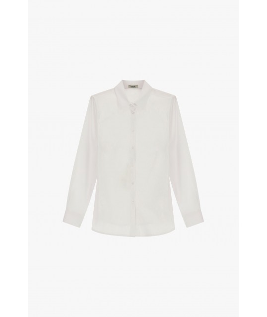Chemise classique à manches longues et boutonnage sur le devant Dixie