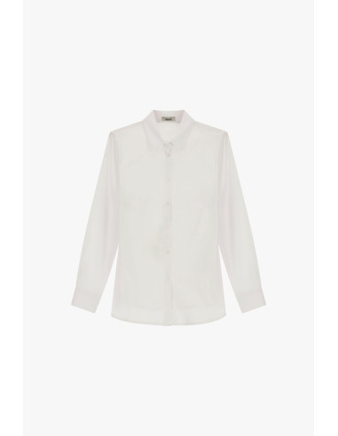 Chemise classique à manches longues et boutonnage sur le devant Dix...